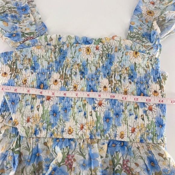Elodie fleur peplum top floral size large new stitch fix - Picture 6 of 8